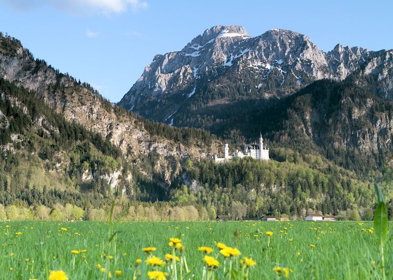 Neuschwanstein Castle from a distance
