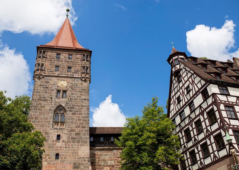 Nuremberg Old Town Castle View