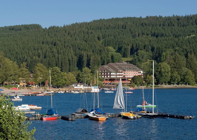Sailboats on Lake Titisee