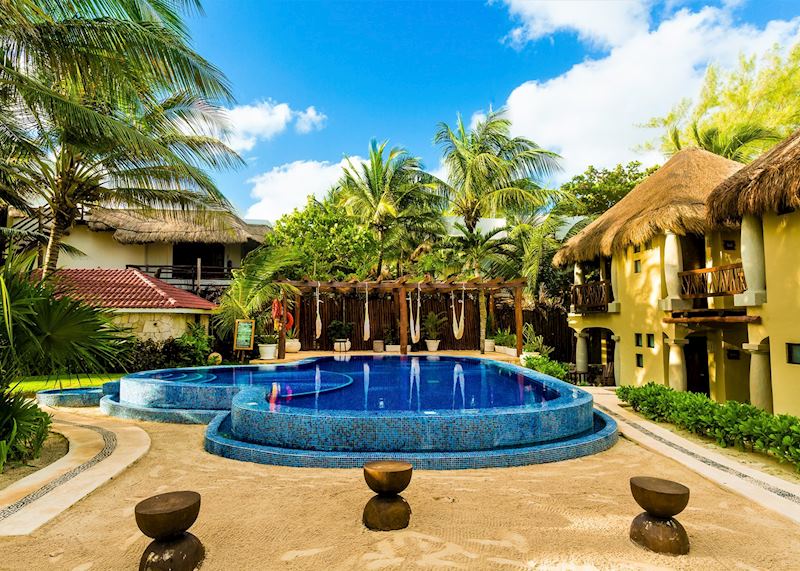The pool at Ana y Jose, Tulum