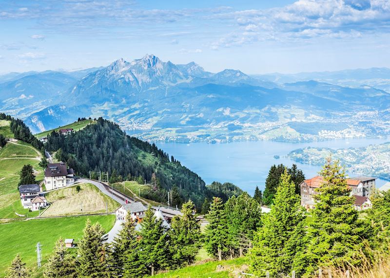 Lake Lucerne from Mt Rigi