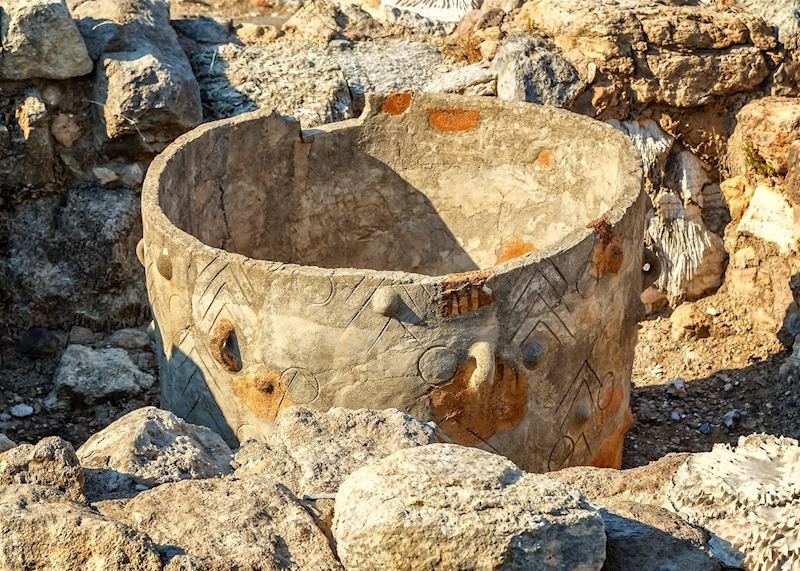 Ancient pot storage, Palace of Knossos