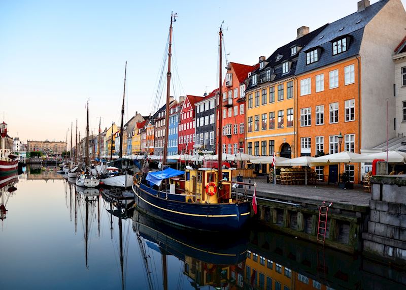 Vibrant Nyhavn waterfront