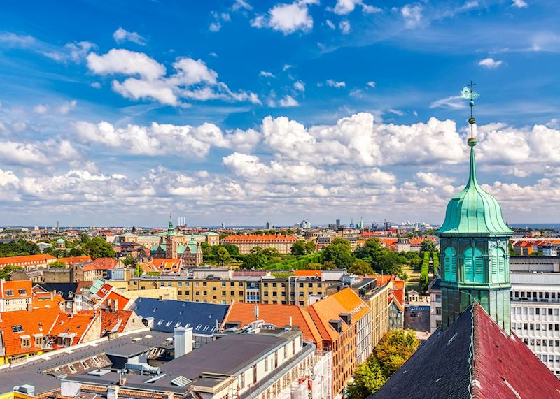 Aerial view of Copenhagen