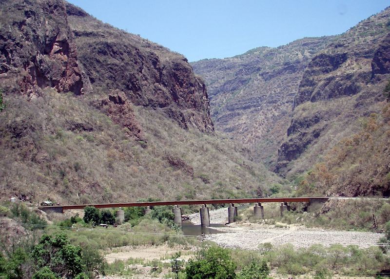 Train line near Barrancas, Copper Canyon