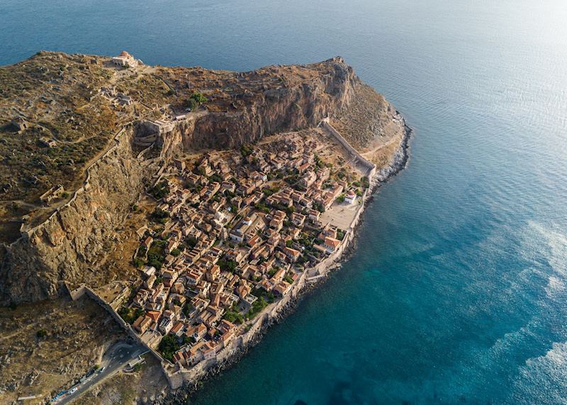 View from above, Monemvasia