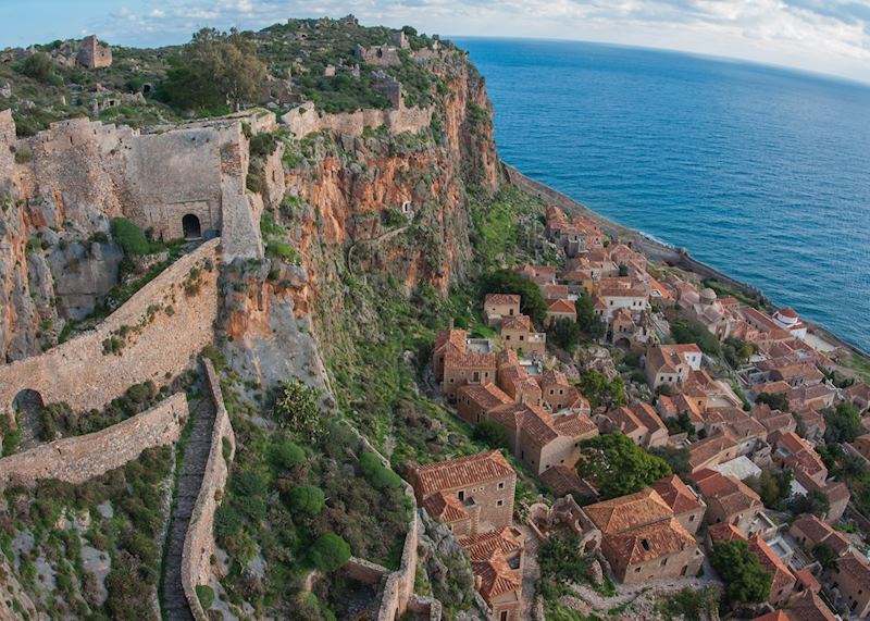 Views of the castle, Monemvasia