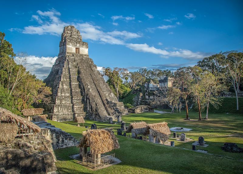 Mayan pyramid in Tikal