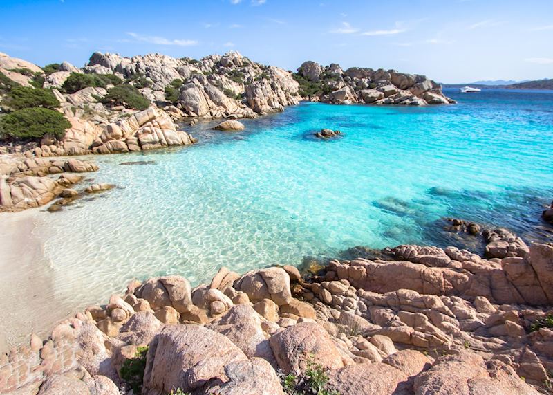 Beach of Cala Coticcio, La Maddalena islands