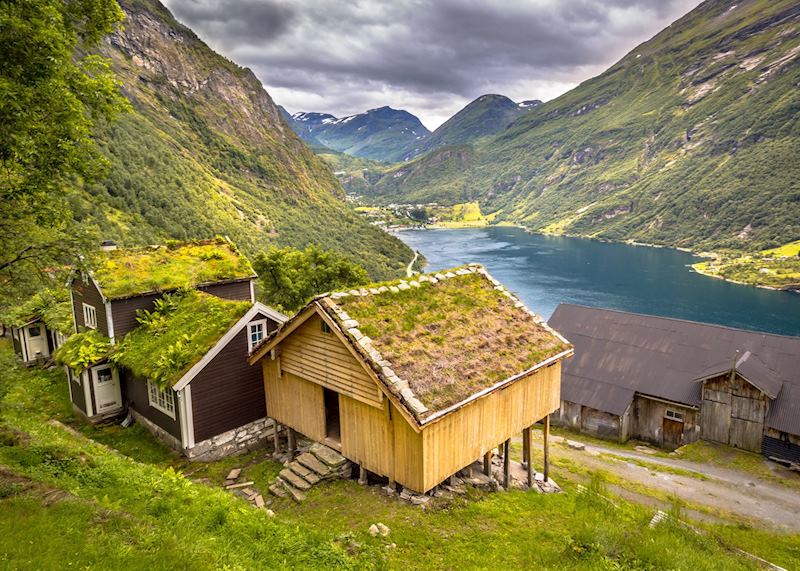 Geirangerfjord mountain farm