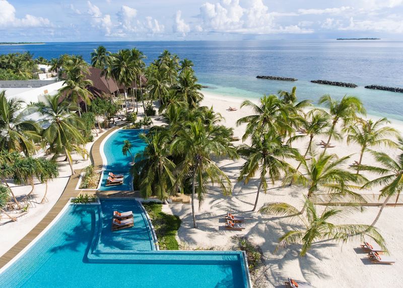 Aerial view, Niva Dhigali Maldives