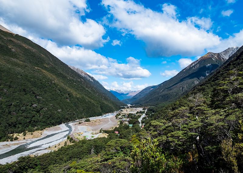 Beautiful scenery in Arthur Pass National park