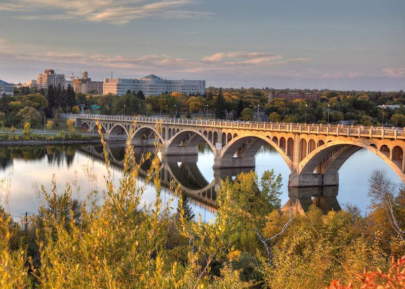 The Broadway Bridge and South Saskatchewan River, Saskatoon