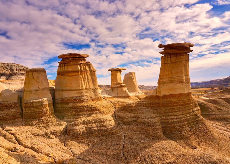 Hoodoos in Alberta's Badlands near Drumheller