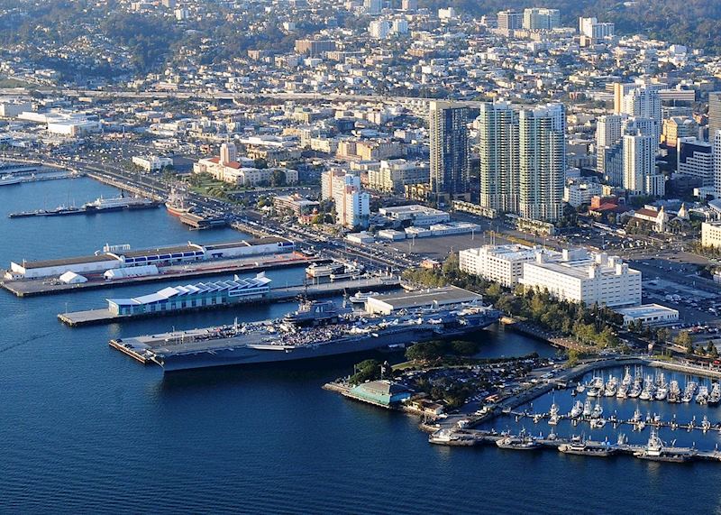 USS Midway Museum Entrance