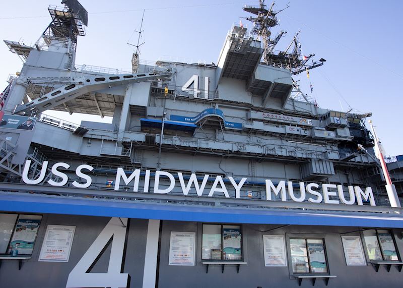 USS Midway Museum Entrance