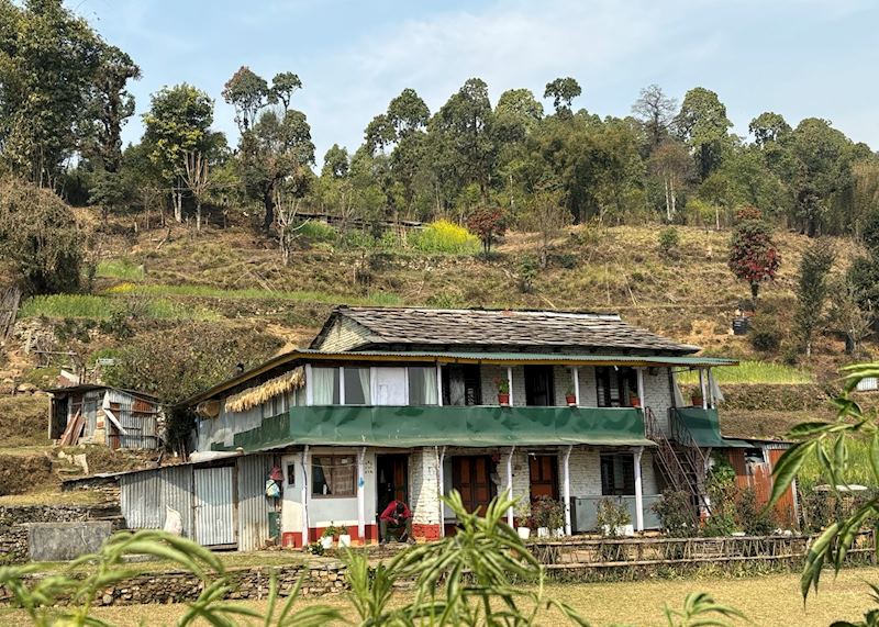 Nepalese houses at Dhampus