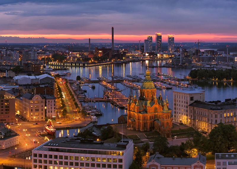 Helsinki at dusk, Finland