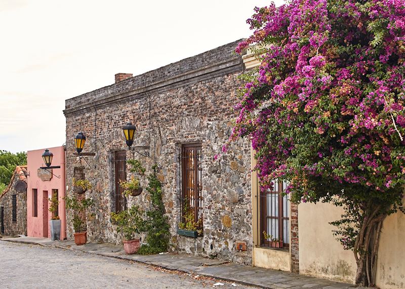 Street in Colonia del Sacramento, Uruguay