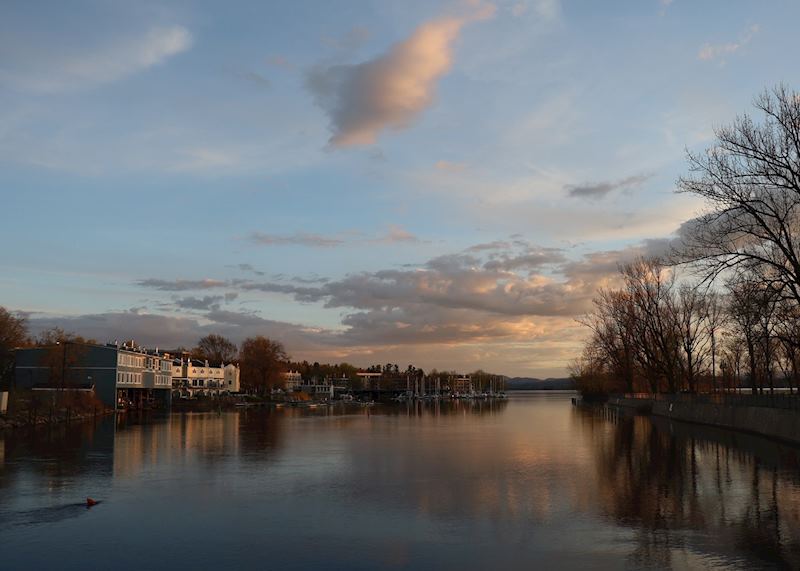 Sunset in Magog, Québec