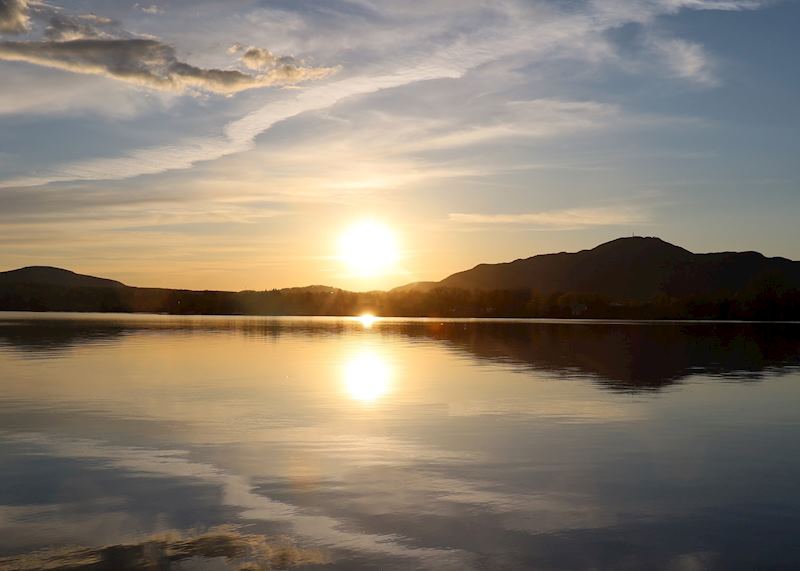 Sunset on Lake Memphrémagog, Magog