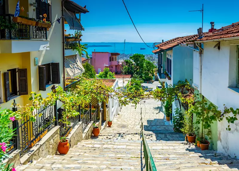 Streets of Thessaloniki, Greece