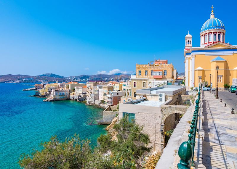 View over Ermoupoli, Syros
