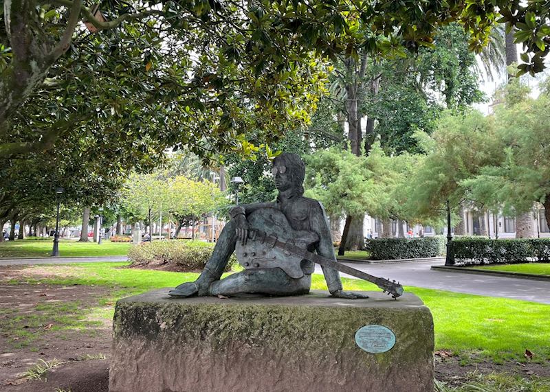 John Lennon Statue, A Coruña, Galicia, Spain