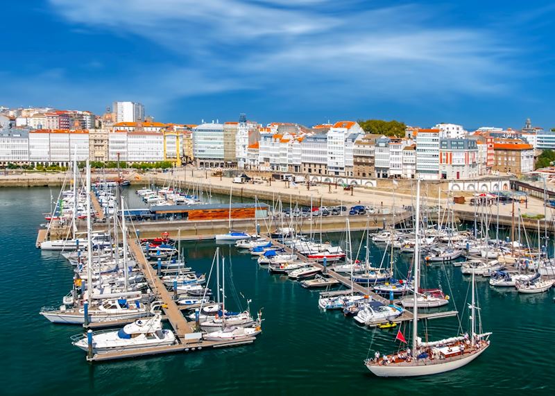 A Coruña Marina, A Coruña, Galicia, Spain