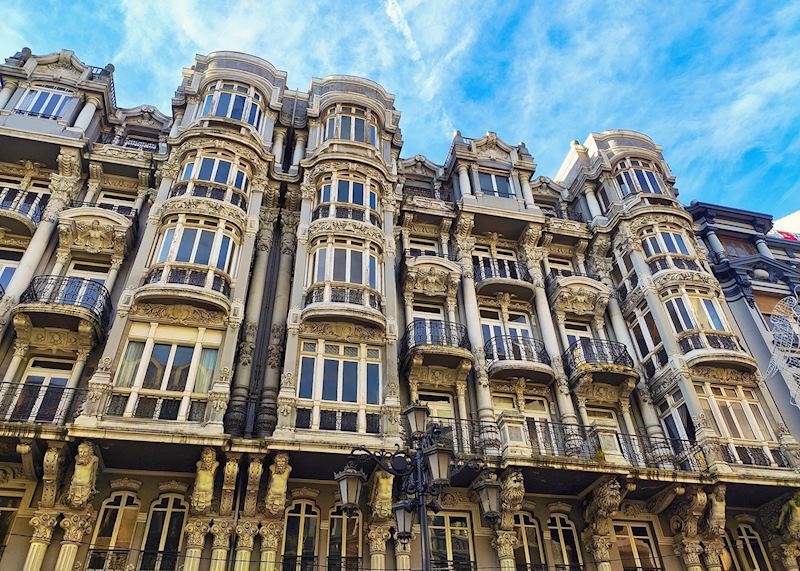 Uria Street, Oviedo, Asturias, Spain