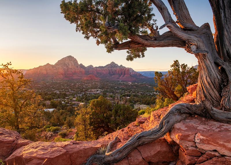 Sunset over Sedona, Arizona
