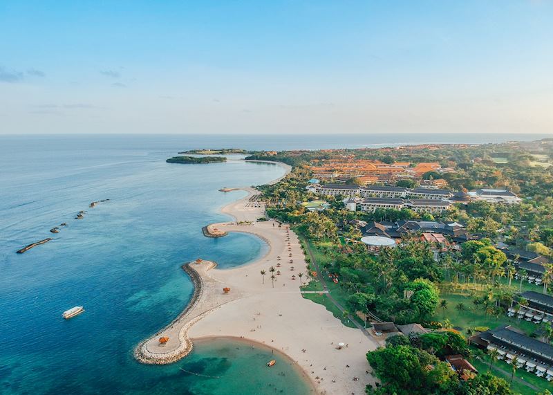 Aerial view of Sanur Beach