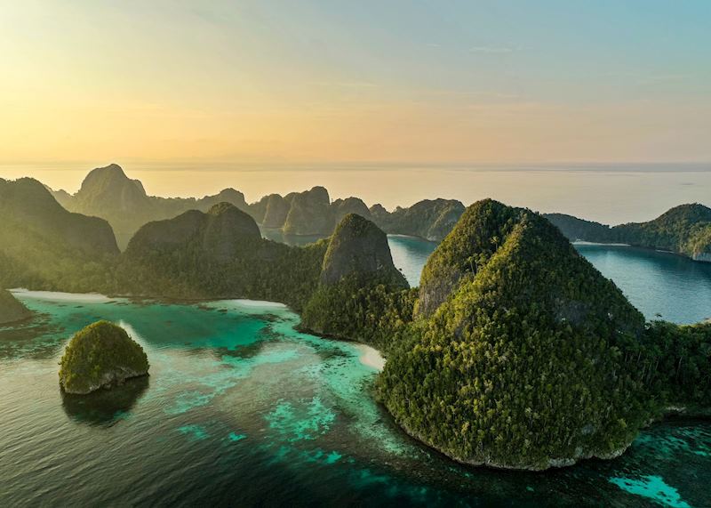 Sunrise over Raja Ampat
