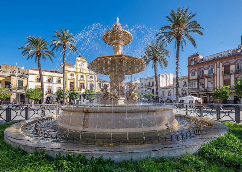 Fountain in Spanish Square, Mérida
