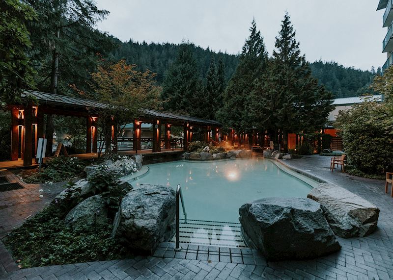 Hot springs at Harrison Hot Springs Resort, British Columbia