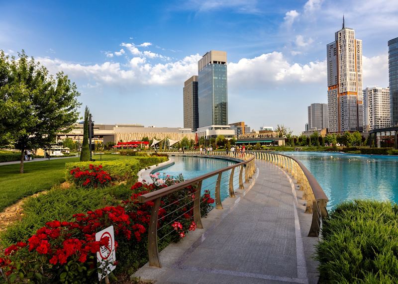 Tashkent walking path