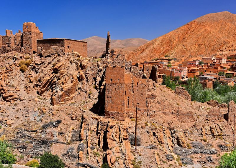 Amazigh village in the High Atlas Mountains