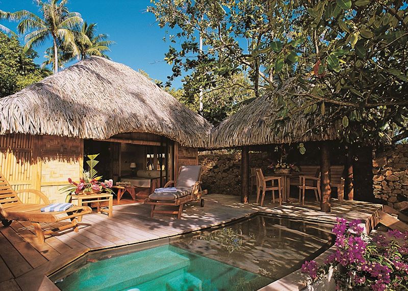 Beach villa with pool, Le Taha'a Private Island and Spa, Taha'a