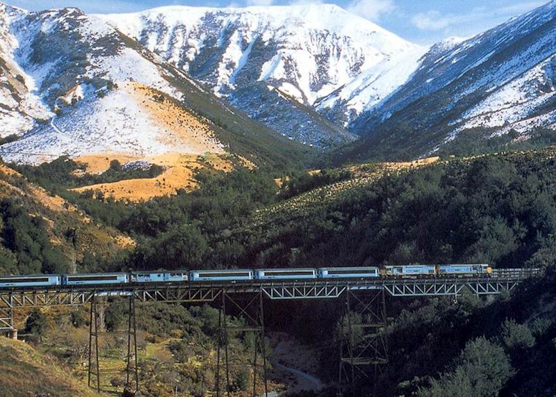 The TranzAlpine Train, New Zealand