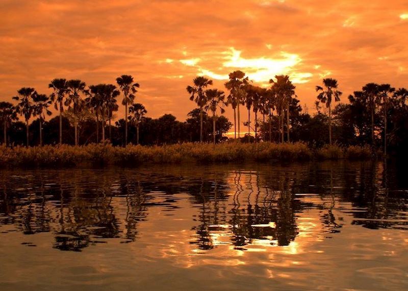 Sunset in Liwonde National Park, Malawi