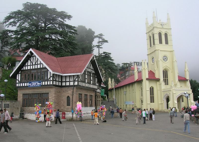 Shimla church and library