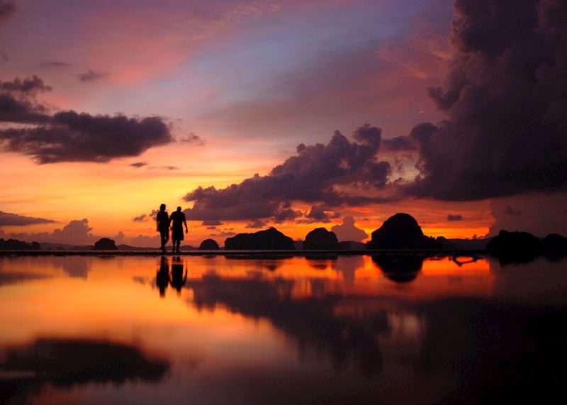 Sunset on Tubkaak Beach, Krabi