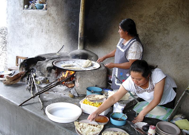 Fresh tortillas, Copper Canyon