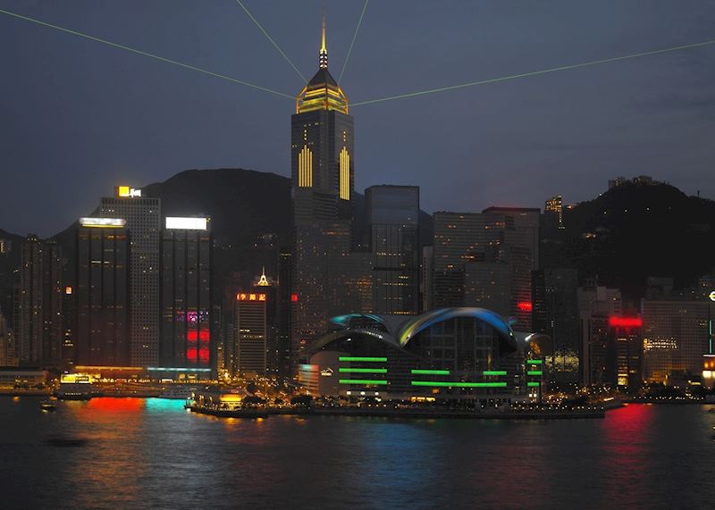 Hong Kong at night