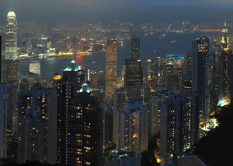 Hong Kong at night