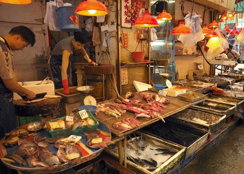 Market stall, Hong Kong