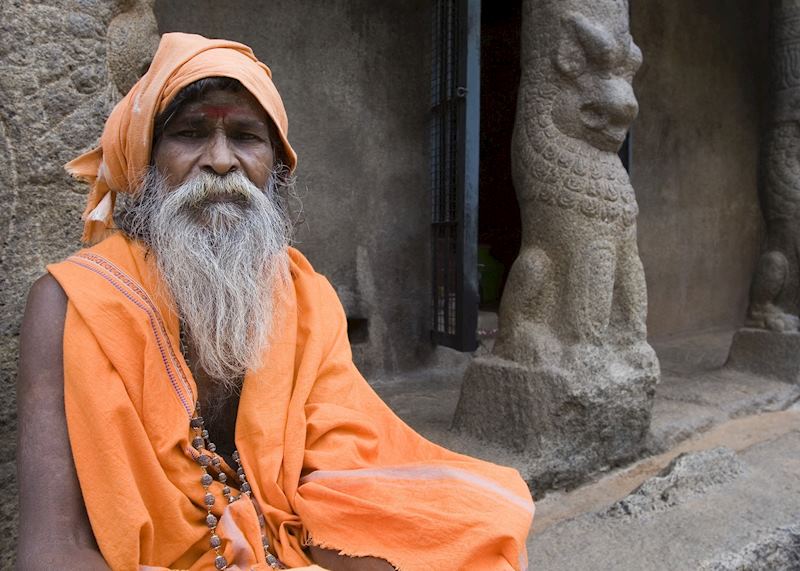 Holy Man, Mahabalipuram, India