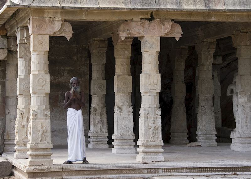 Hindu devotee, Chettinad, India