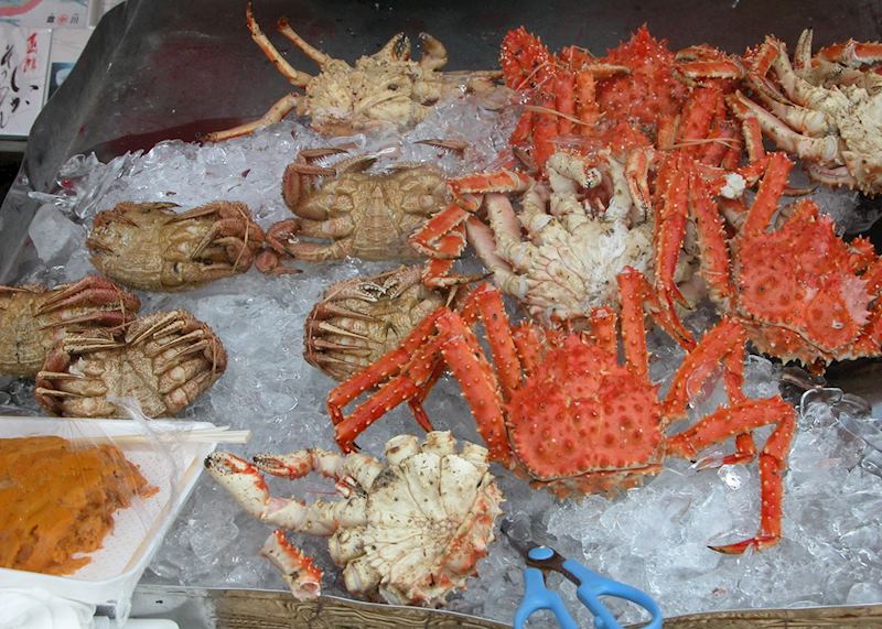 Crabs at Tsukiji Fish Market