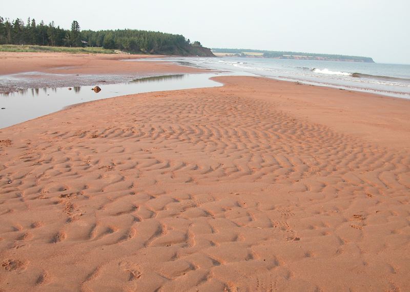 A beach on Prince Edward Island